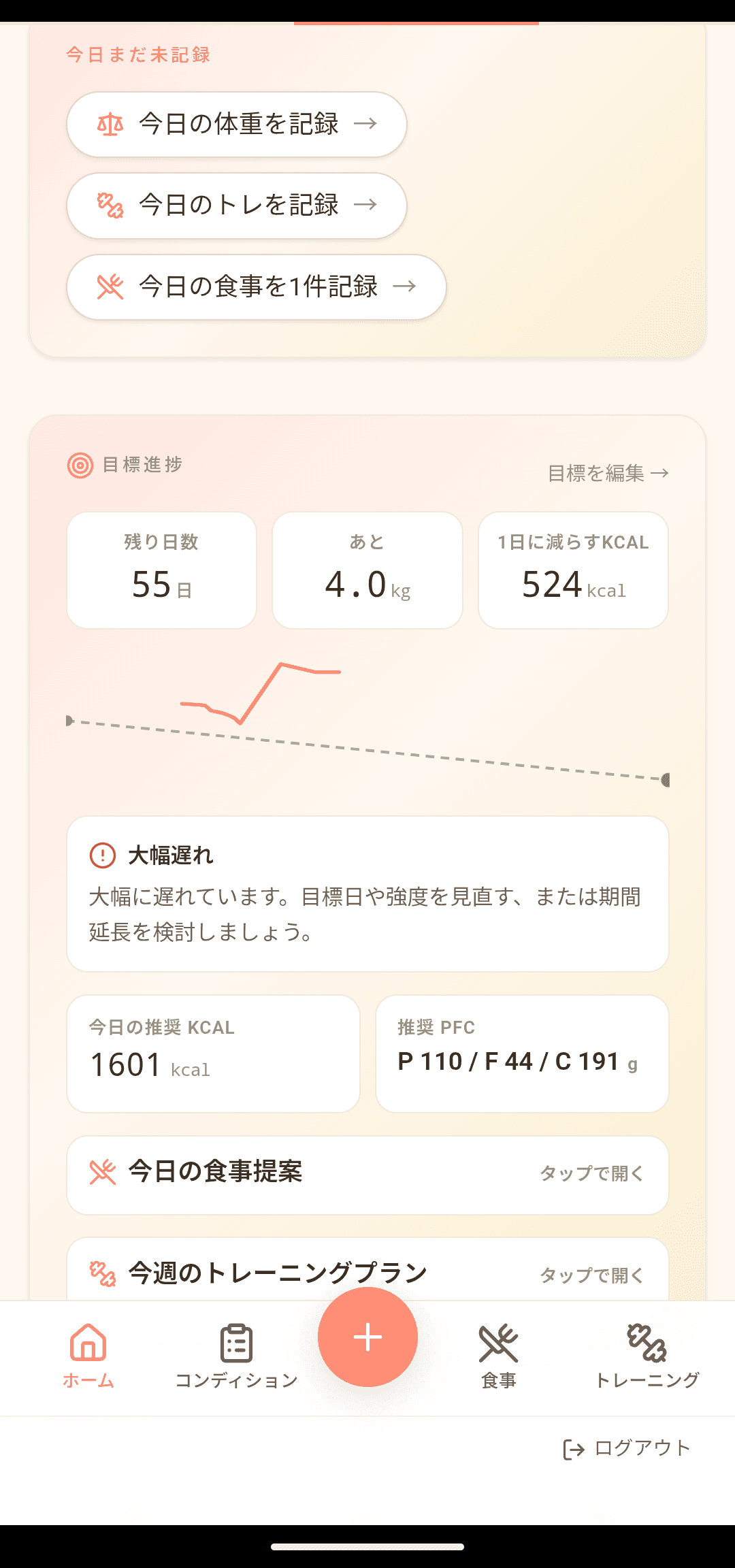 目標:逆算で自動プラン